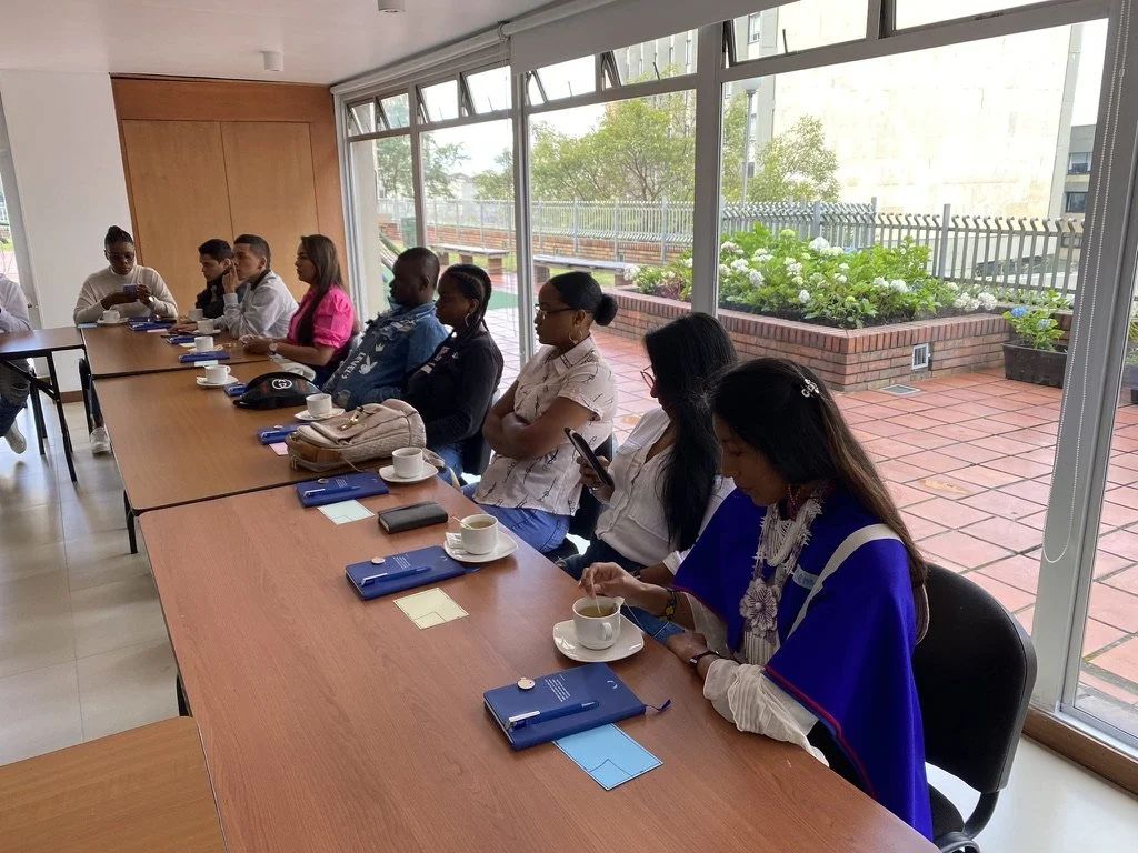 Participants in a PeaceBridge Global dialogue